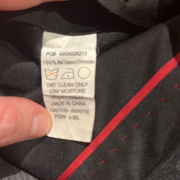 Alfani Pinstriped Dress Pants (33W x 30L) - Picture 6 of 6